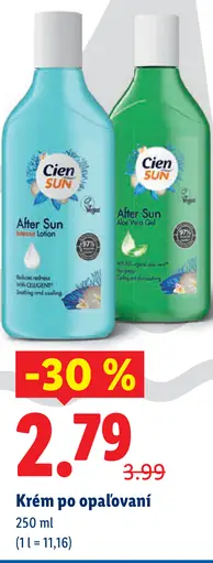Cien Sun Krém po opaľovaní