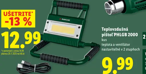 Parkside Teplovzdušná pištoľ PHLGB 2000