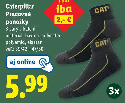 Caterpillar Pracovné ponožky