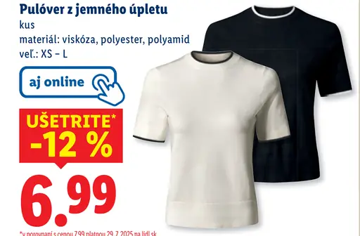 Esmara Pulóver z jemného úpletu