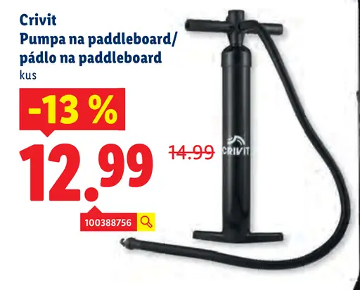 Crivit Pumpa/pádlo na paddleboard