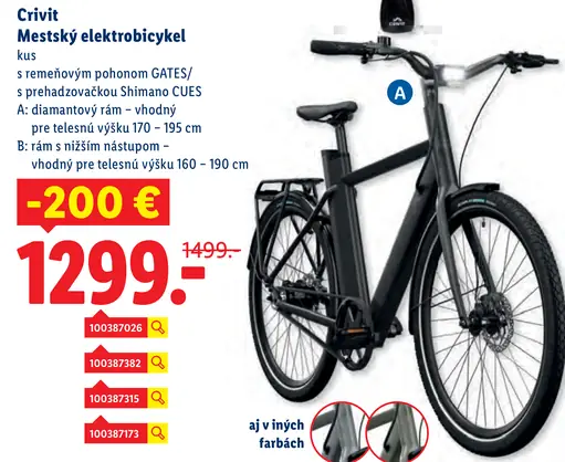 CRIVIT Mestský elektrobicykel