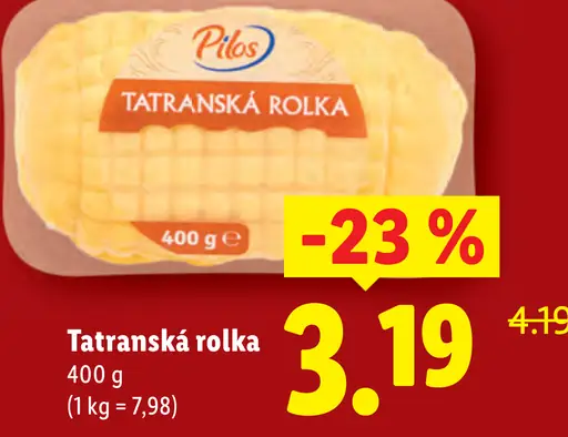 Pilos Tatranská rolka