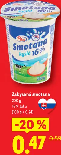 Pilos Zakysaná smotana