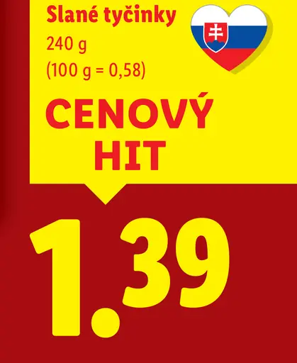 Dru slané tyčinky