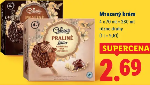 Gelatelli Mrazený krém s lentilkami