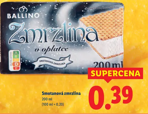 Ballino Zmrzlina v oplatce