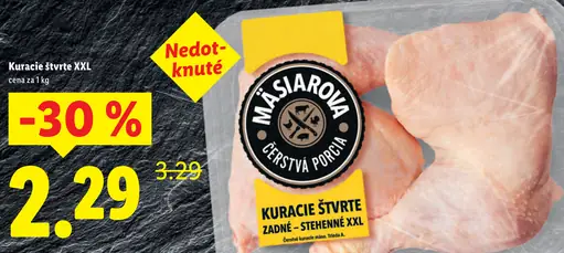 Mäsiarova Kuracie štvrte Zadné - stehnenné XXL