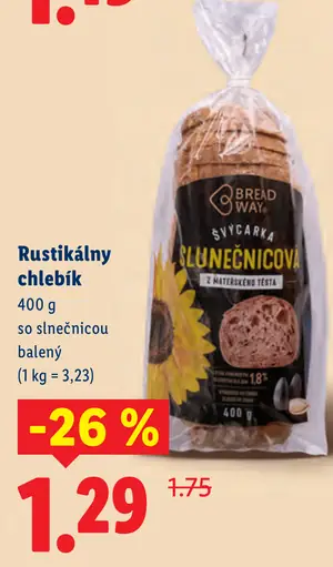 Rustikálny chlieb z kamennej pece