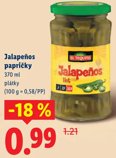 Jalapeños papričky