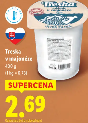 Treska v majonéze