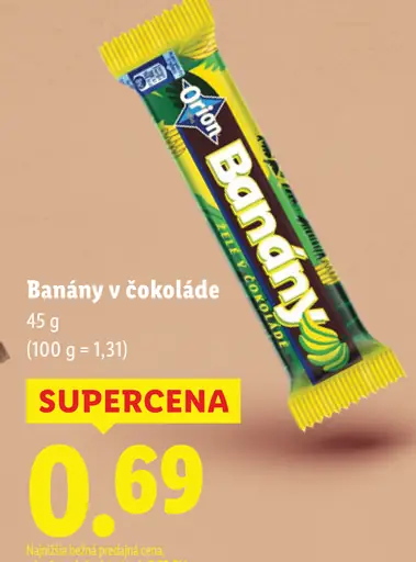 Banány v čokoláde