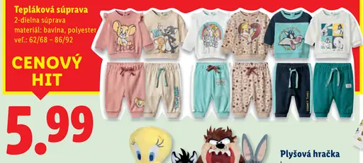 Looney Tunes Tepláková súprava