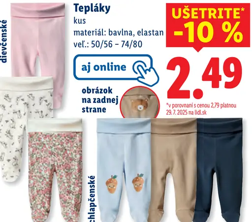 Lupilu Tepláky