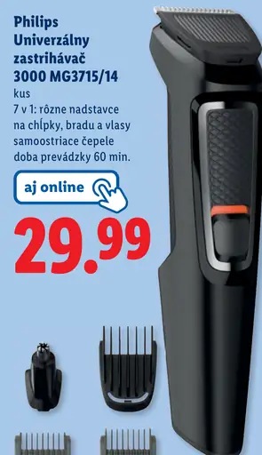 Philips Univerzálny zastrihávač 3000 MG3721/14