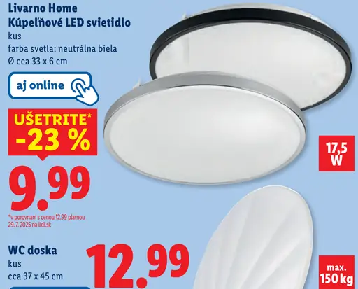 Livarno Home Kúpeľňové LED svietidlo