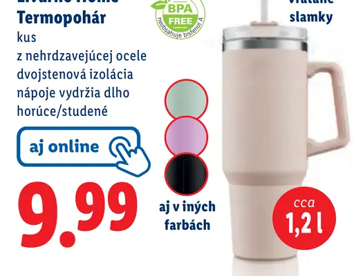 Livarno Home termopohár