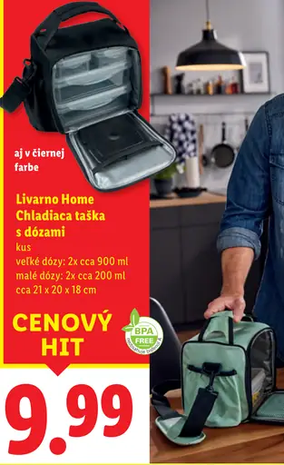 Livarnо Home Chladiaca taška s dózami