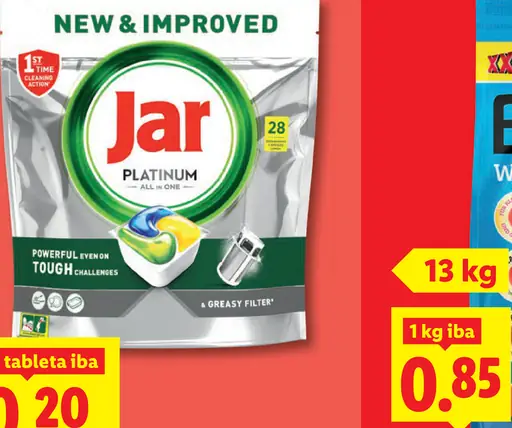 Jar Platinum tablety do umývačky