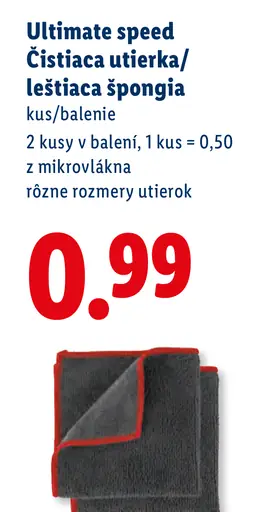 Ultimate Speed Čistiaca utierka/leštiaca špongia