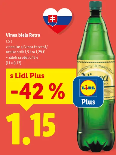 Vinea biela Retro