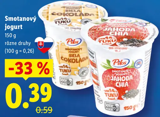 Pilos Smotanový jogurt