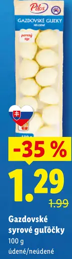 Pilos Gazdovské syrové guľôčky