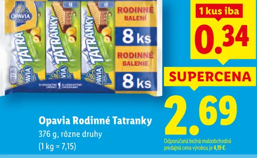 Opavia Rodinné Tatranky