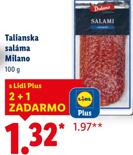 Dulano Talianska saláma Milano