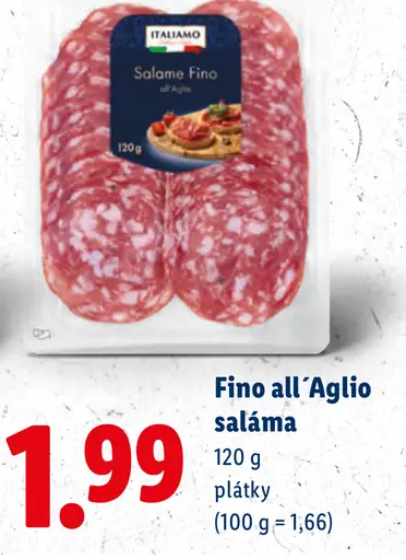 Italiamo Fino all’Aglio saláma
