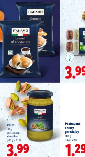 Italiano Pesto s pistáciami a bazalkou