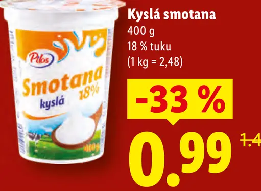Pilos Kyslá smotana