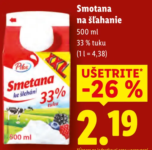 Pilos Smotana na šľahanie