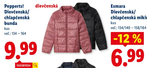 Pepperts! Dievčenská/chlapčenská bunda