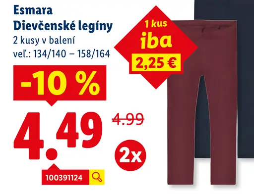 Esmara Dievčenské legíny