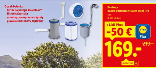 Bestway Bazén s príslušenstvom Steel Pro