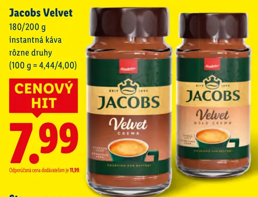 Jacobs Velvet instantná káva