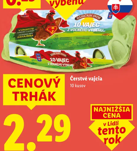 Čerstvé vajcia