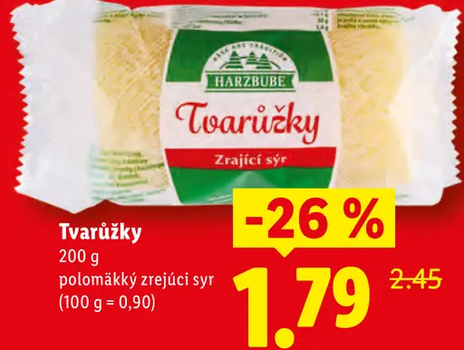 Harzbube Tvarôžky