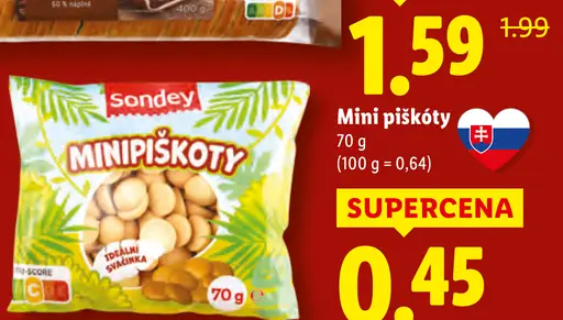 Sondey Mini piškóty