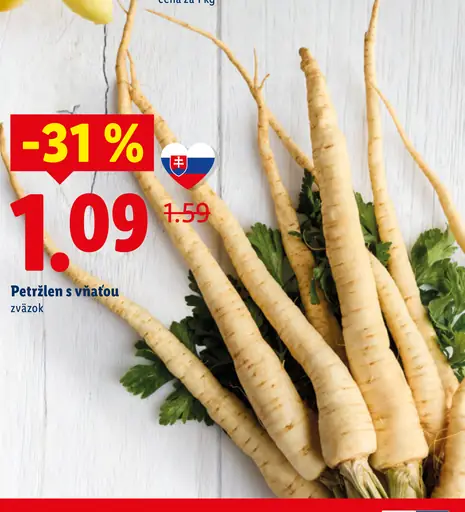 Petržlen s vňaťou