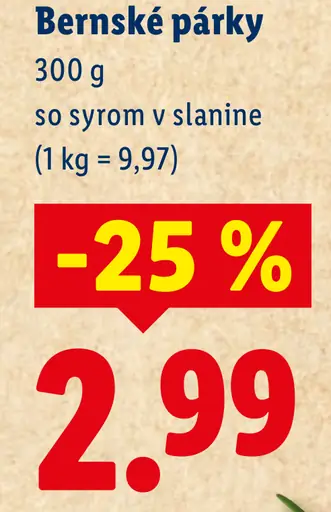 Bernské párky