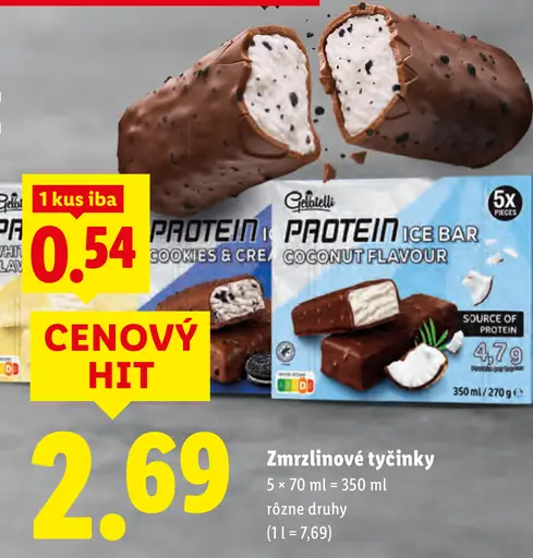 Gelatelli zmrzlinové tyčinky