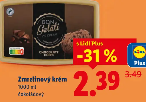 Bon Gelati Zmrzlinový krém čokoládový