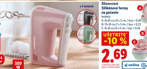 SilverCrest Ručný mixér