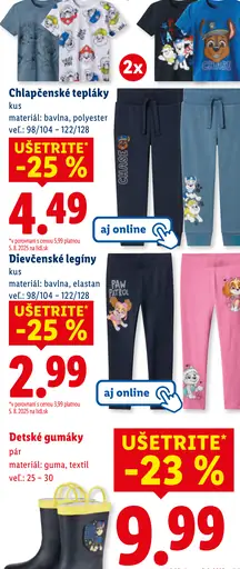 Nickelodeon Detské gumáky