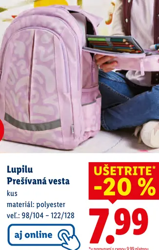 Lupilu Prešívaná vesta