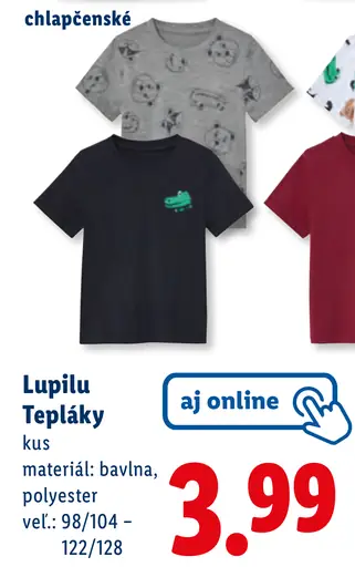 Lupilu Tepláky