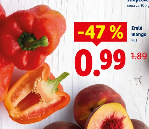 Zrelé mango