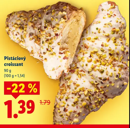Pistáciový croissant